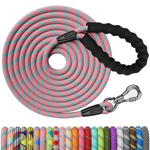NTR Leash in 15ft*3/8", Pink Blue
