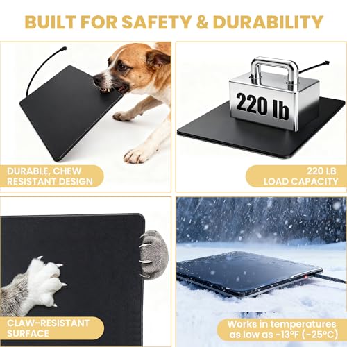 PetTemp Pet Bed Mat in M: 16" x 13", Black