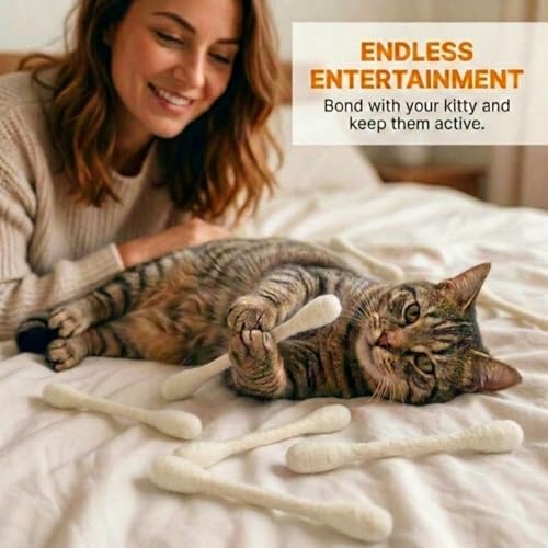 Glaciart One Pet Toy in Regular, White Swabs