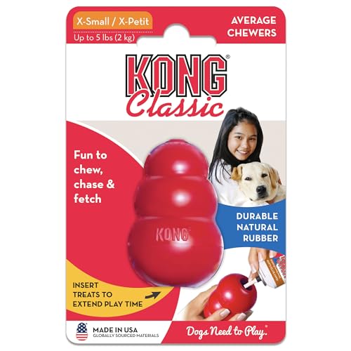 KONG Pet Toy in X-Small (Pack of 2), Red