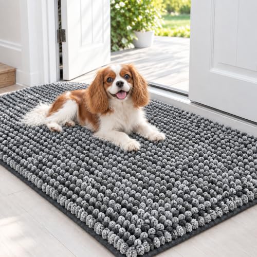 EHEYCIGA Pet Bed Mat in 30x20inch, Grey