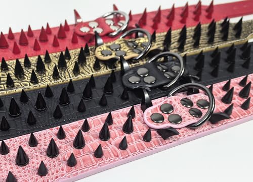 Kawagogo Animal Collar in Width:2'' Adjust:17''-20'', Black