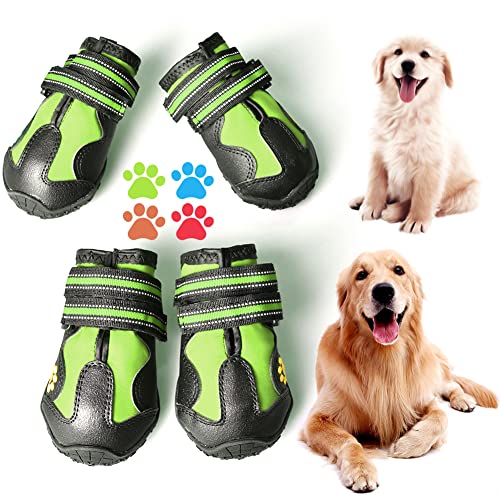 CovertSafe& Paw Hoof Protector in Size 1: （2.3''x1.6'')(L*W) for 10-23 lbs, Green