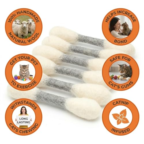 Glaciart One Pet Toy in Mini, Grey Swabs