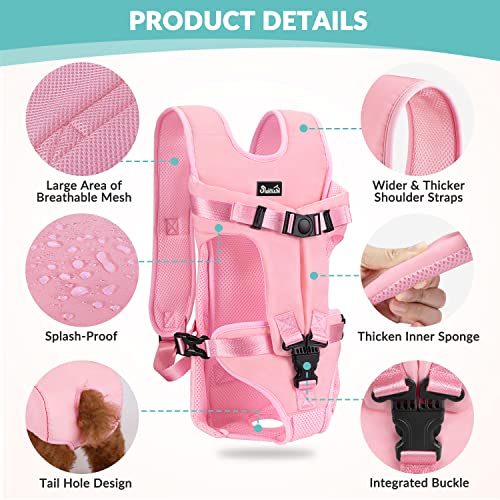 Lukovee Animal Carrier in 8.4"L x 13.0"W x 2.1"H, Pink