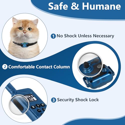 FASHILEAD Animal Collar in Blue