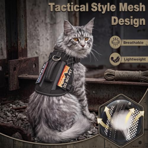 nanappice Animal Harness in Large, Black