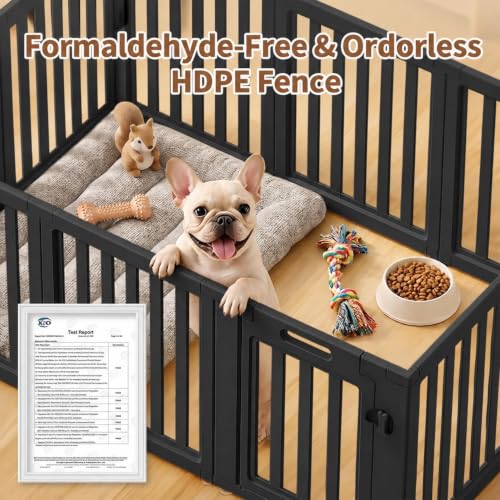 everfront Pet Playpen in 24", Black