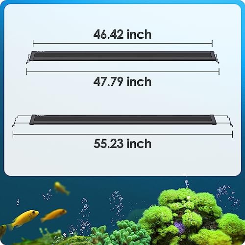 Gamalta Lamp in For 48~54inch Fish Tank, Black - Remote Control