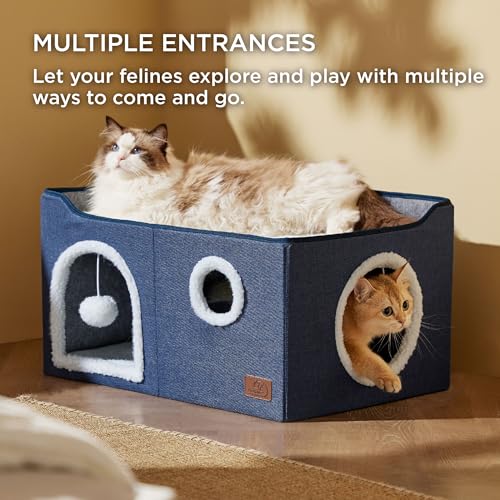 Bedsure Pet Activity Structure in Widen, Blue