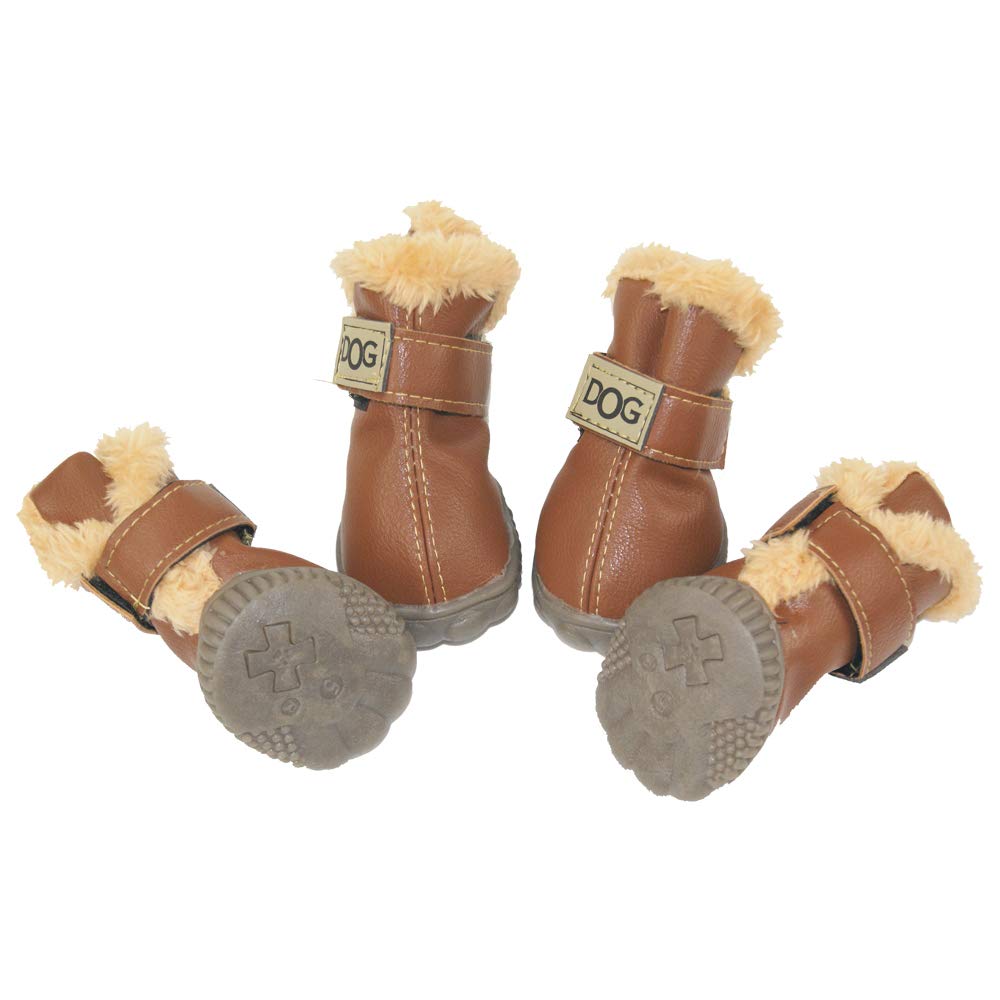WINSOON Paw Hoof Protector in Size 2, Light Brown