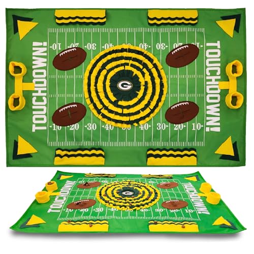 Pets First Pet Feeder in 40 x 26 Inches, GREEN BAY PACKERS