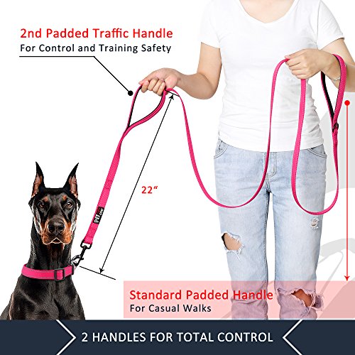 PLUTUS PET Leash in 4 FT, Pink