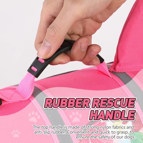Doglay Pet Apparel in X-large, Pink & Pink Flower