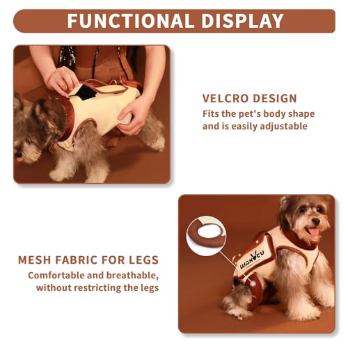 wakytu Animal Harness in Large(11-16 LBS), 1.0 White
