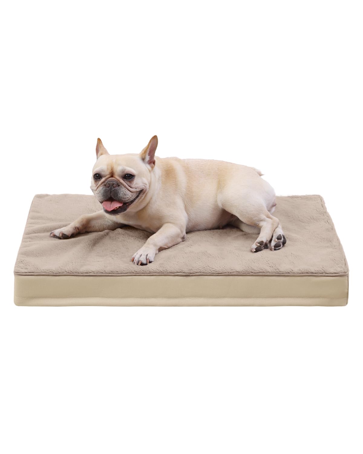KSIIA Pet Bed Mat in 29.0"L x 18.0"W x 3.0"Th, Khaki
