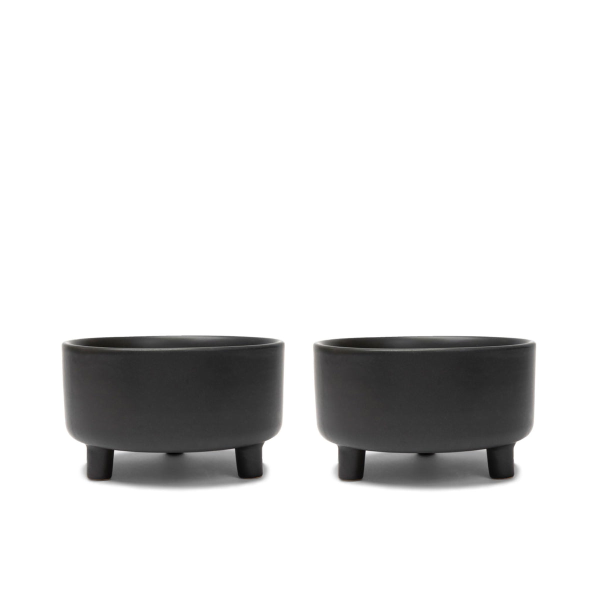 Waggo Pet Feeder in Medium(2-Pack), Black