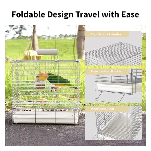 YOOSO WING Animal Cage in White
