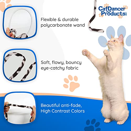 Cat Dancer Pet Toy in 1 pack, Multi Color Pattern (Colors Vary)