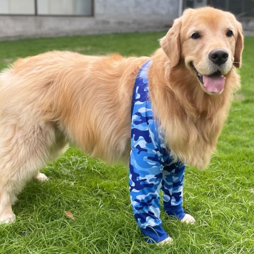 Harikaji Pet Supplies in L-Length 9'' Girth<8.2'', Blue Camo (Pad Upgrade)