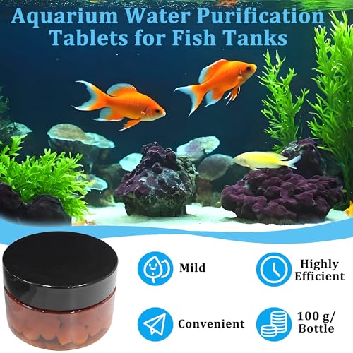 LeoTube Aquarium Pond Water Treatment in 1, White