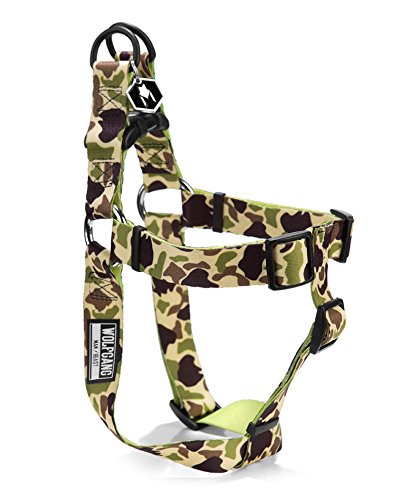 Wolfgang Man & Beast Animal Harness in Medium (5/8 Inch x 16-24 Inch), FuzzyTails Print