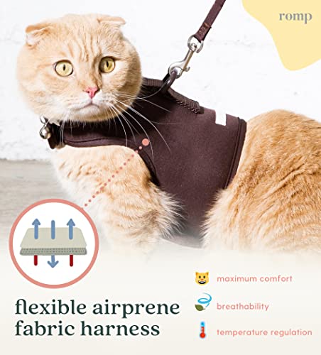ROMP Animal Harness in Small, Sable Brown