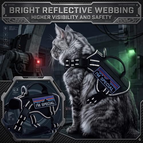 nanappice Animal Harness in Large, Black