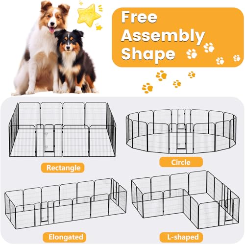 FDW Pet Playpen in Black