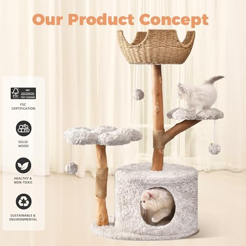 Easyego Pet Activity Structure in 43.3'', Bullet Gray