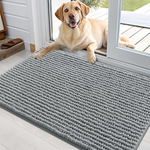 OLANLY Pet Bed Mat in 36" X 24", Grey