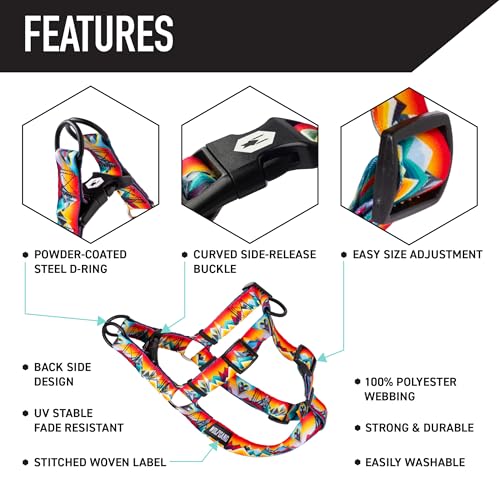 Wolfgang Man & Beast Animal Harness in Small (5/8 Inch x 12-18 Inch), MountainVibes Print