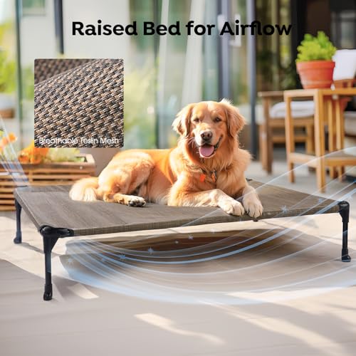 Veehoo Pet Bed Mat in 42.0"L x 30.0"W x 7.0"Th, 2Packs- Brown