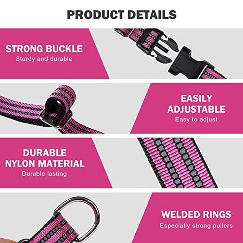 Hikiko Animal Collar in Small, Pink