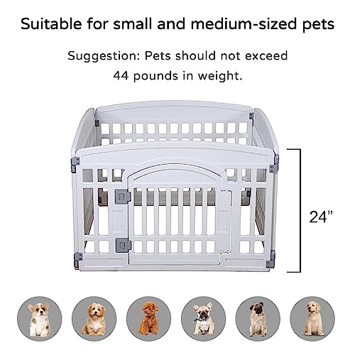 Gupamiga Pet Playpen in White