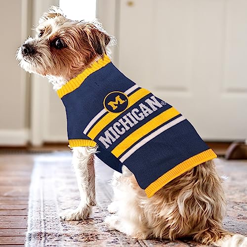 Pets First Pet Apparel in X-Small, Michigan Wolverines
