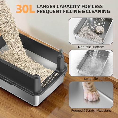 WoofiGo Litter Box in X-Large, 1 - Dark Gray (Pack of 1)