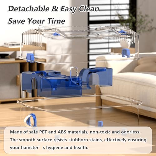 VE ThalasynTech Animal Cage in M, Blue