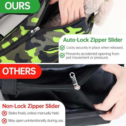 DELTAMANN Animal Carrier in 23.0"L x 6.0"W x 12.6"H, Camouflage Green