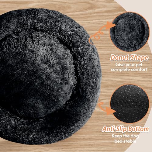 JOLLYVOGUE Pet Bed Mat in 27", Pure Black