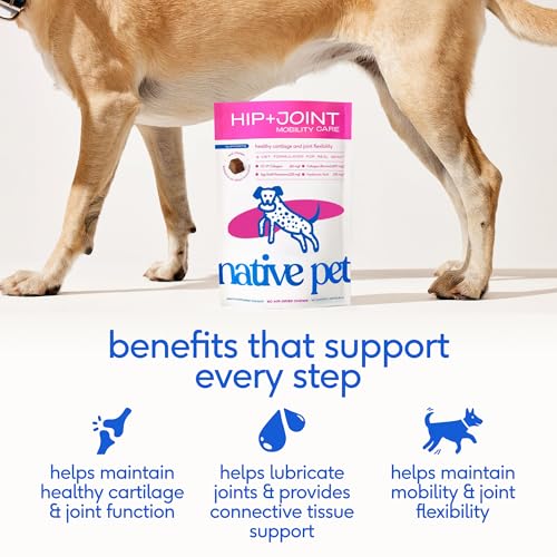 Native Pet Animal Nutritional Supplement in 60 Servings, Mobility Care