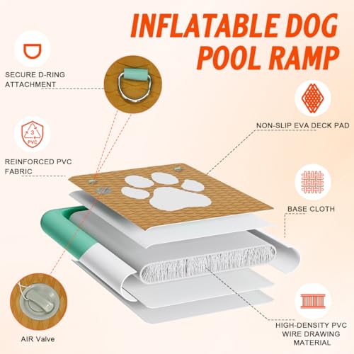 FBSPORT Ramp in 47"*39"*6", Teal&orange White