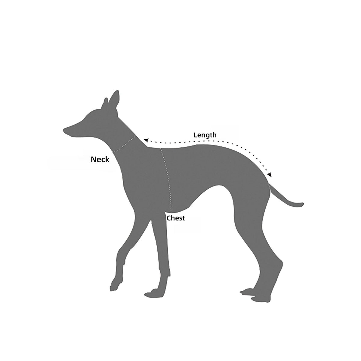 ESCCBOO Pet Apparel in Small, Grey