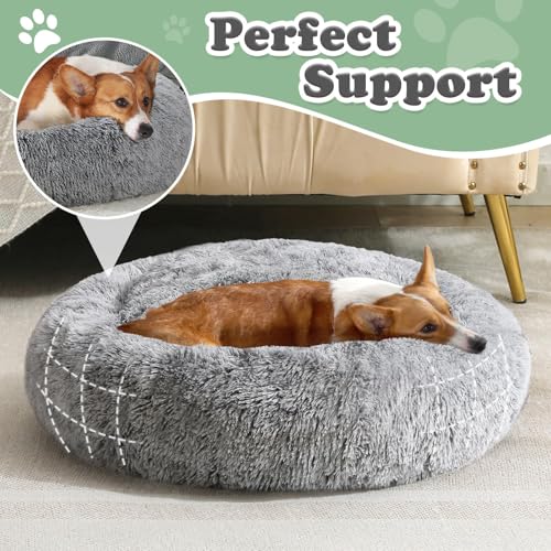 JOLLYVOGUE Pet Bed Mat in 23", Smoke Black