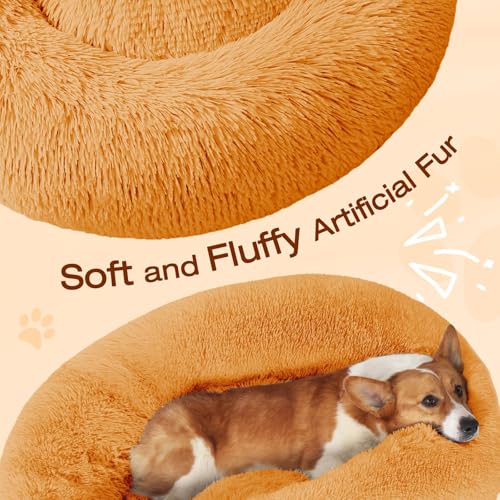 JOLLYVOGUE Pet Bed Mat in 36", Orange