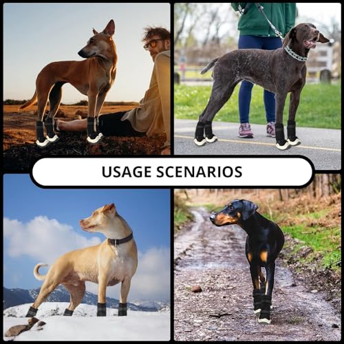 MUSIMC Paw Hoof Protector in Size 1: 1.57''x1.37''(L*W), B-Black gray