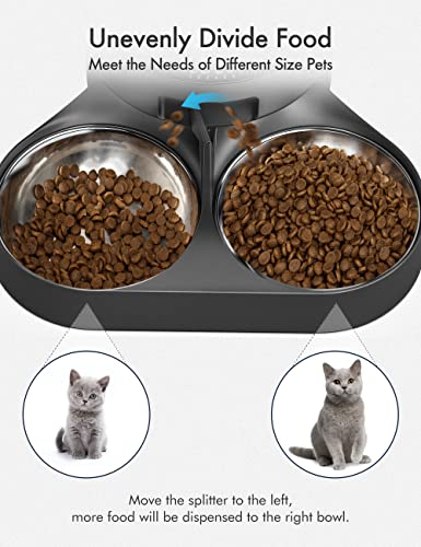 PETLIBRO Pet Feeder in Dual Tray, Black