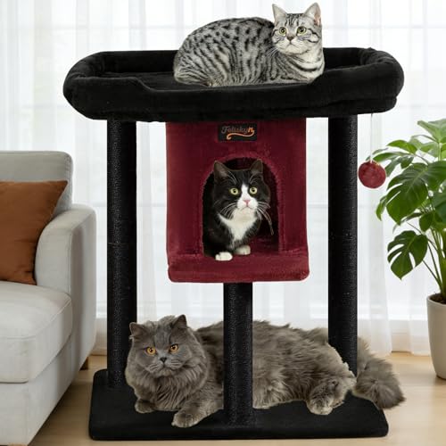 Feliskyn Pet Activity Structure in 28 Inches, Black