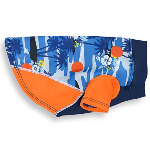 PlayaPup Pet Apparel in XX-Small, Tropical Blazing Island