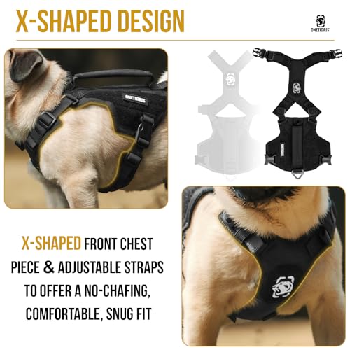 ONETIGRIS Animal Harness in XS, Black